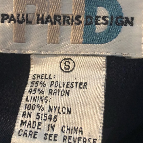 PHD Paul Harris Design Blue Blazer SZ Small - Picture 6 of 6